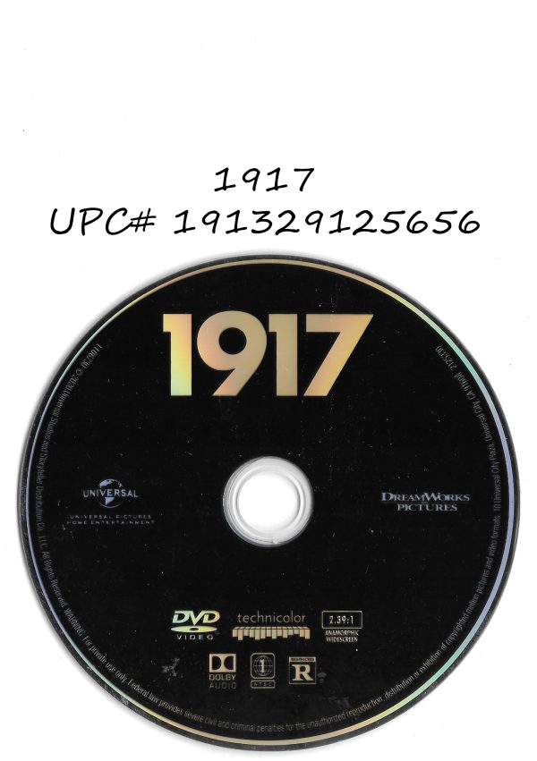 1917 (DVD, 2019) REPLACEMENT DISC (191329125656)