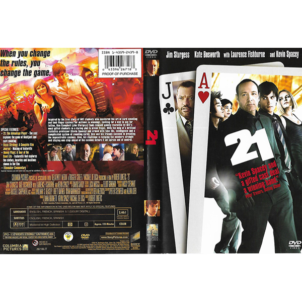 21 (DVD, 2008, Single Disc Version) (043396267183) - Image 3